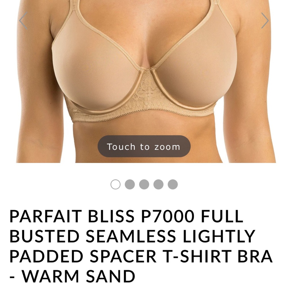 NWT- Parfait Bliss P7000 Seamless T-Shirt Bra - Sand